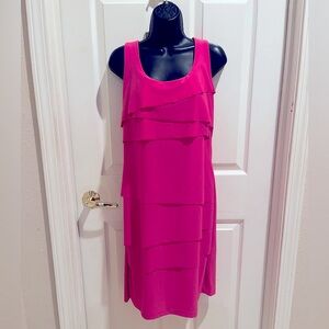 Joseph Robkoff bright pink dress